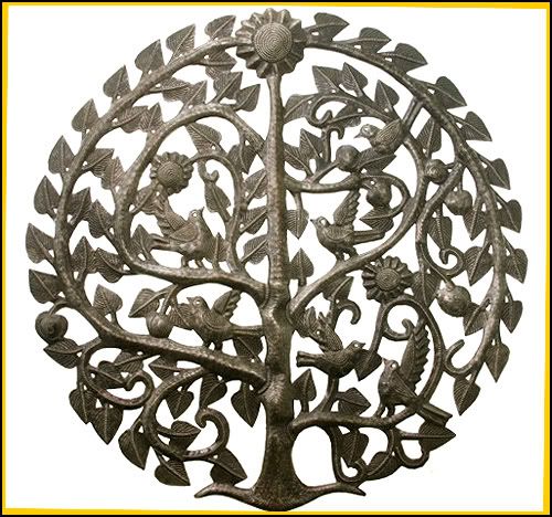 Haiti Metal Art - Tree of Life