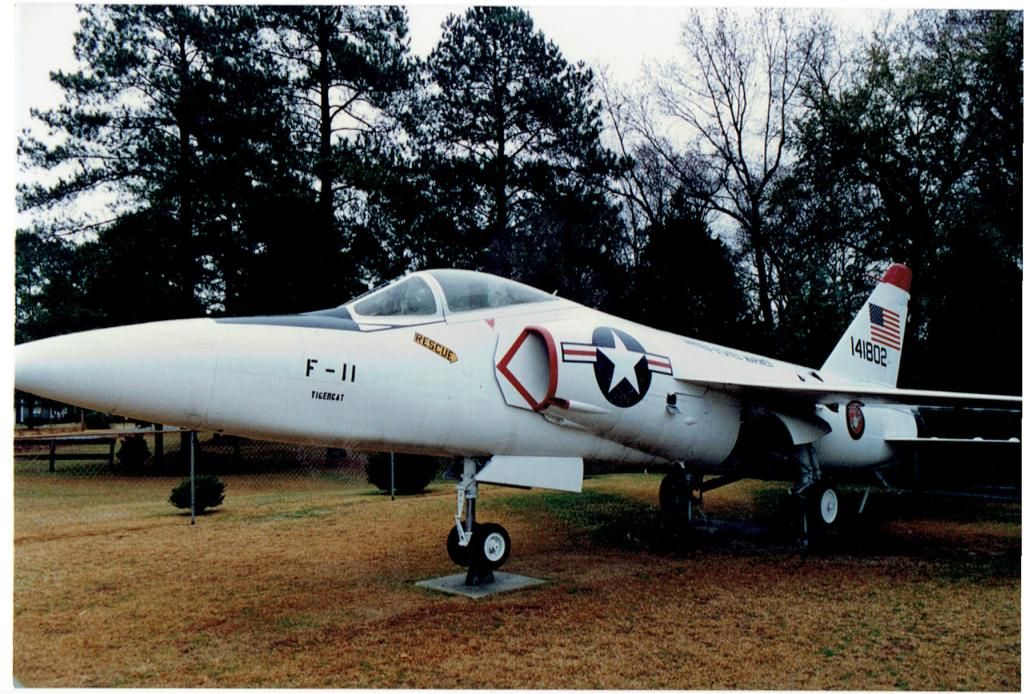 F11F, New Bern, NC. Has since been repainted to Blue Angels and stuck ...