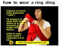 how to wear a ring sling bottega bubamara