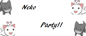 Neko Party banner