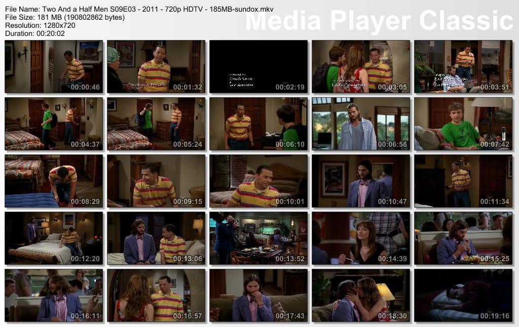 Two And a Half Men S09E03 - 2011 - 720p HDTV - 185MB-sundox