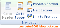 Navigation - Link To Previous - Word 2007