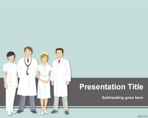 Medical Team PowerPoint Template - Template PowerPoint