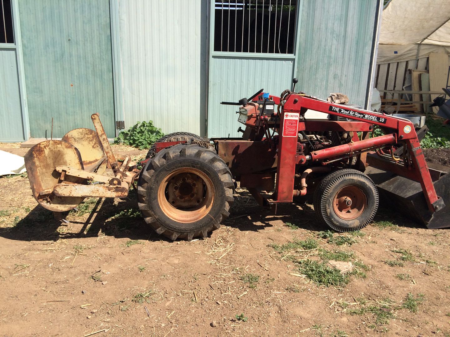 Johnson workhorse 10 loader Wheel Horse Tractors RedSquare Wheel