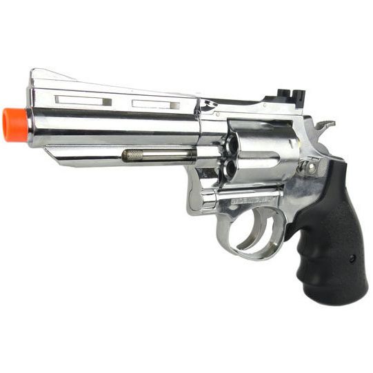 350 Fps Hfc 357 Magnum Green Gas Metal Airsoft Revolver Pistol Gun Bb Bbs Silver Ebay 4054