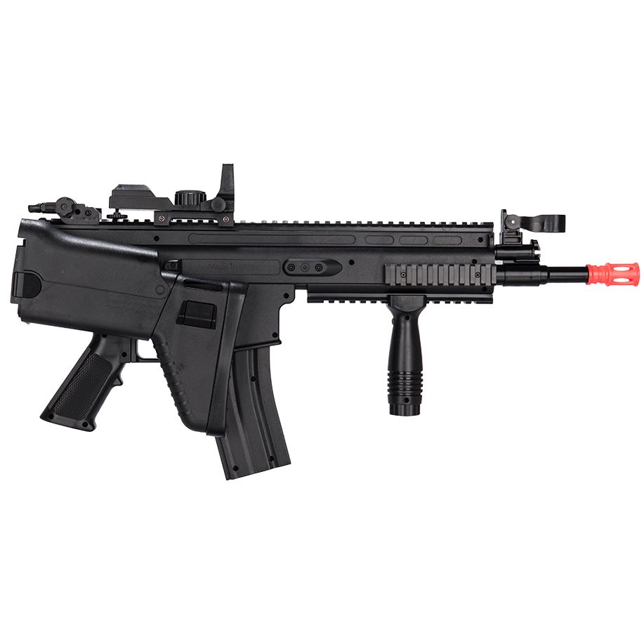 350 FPS FN SCARL MK16 SPRING AIRSOFT RIFLE GUN TAN w/ RED DOT SIGHT