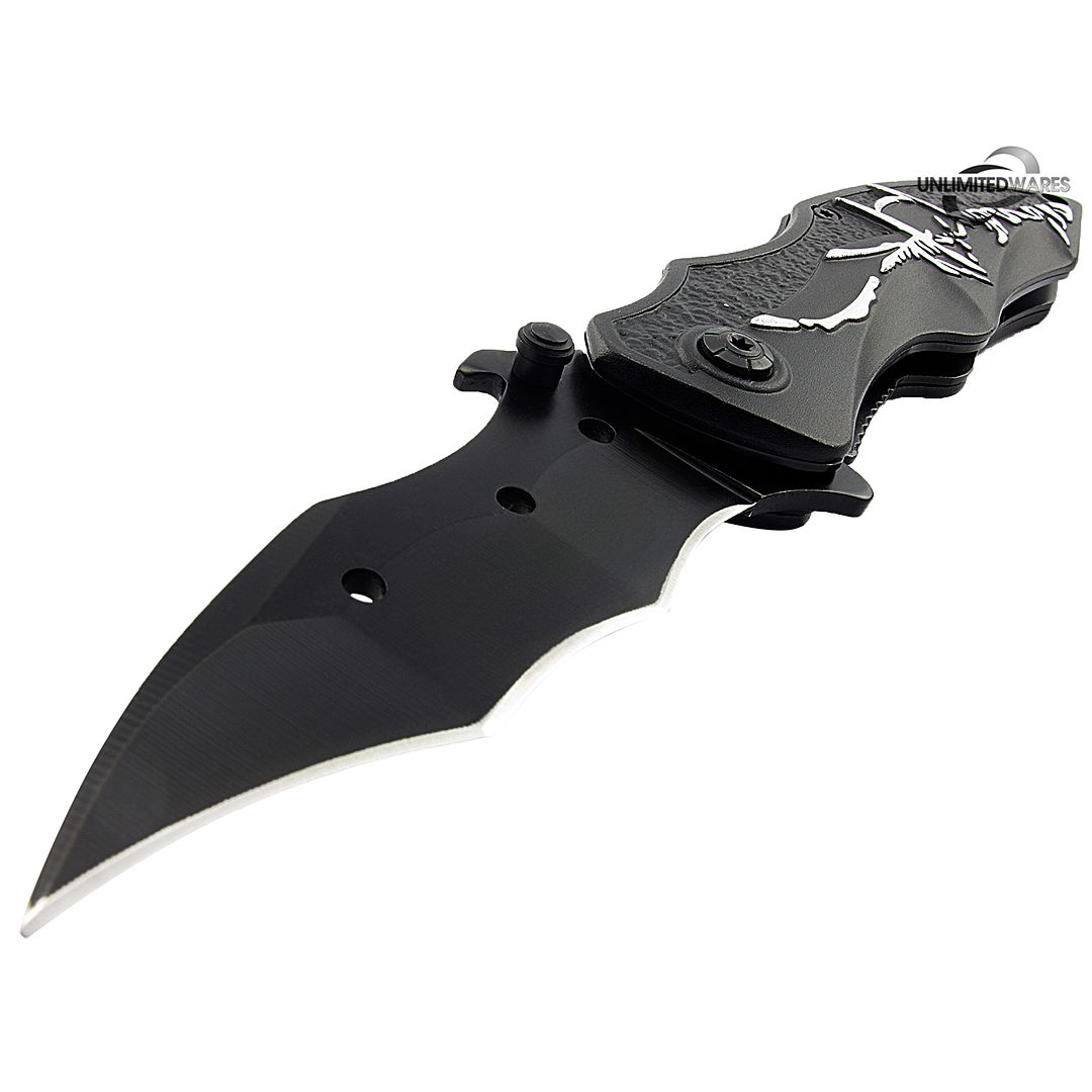 ... Assisted Batman Dark Knight Tactical Folding Knife Blade Pocket | eBay