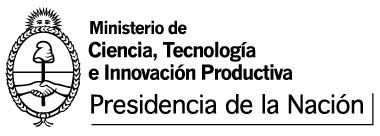 Ministerio de Ciencia, Tecnologia e Innovacion Productiva