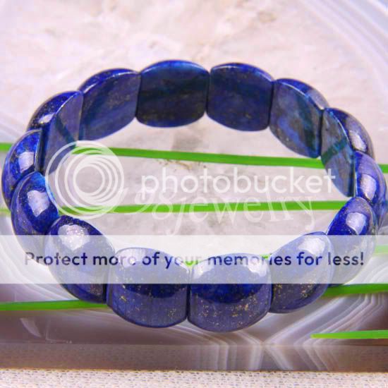 Nature Lapis Lazuli Beads Stretch Bracelet 8 TH006  