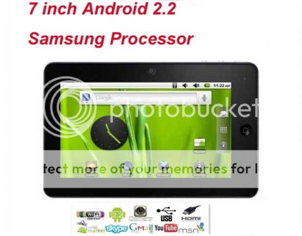 Dropad Samsung PV210 A8 Android 2.2 FROYO Tablet