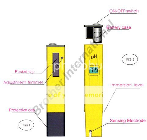 Digital pH Meter Tester Hydroponics Mesure Testeur  