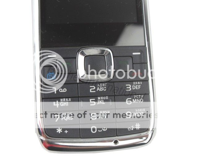   Dual Sim TV Mobile Cell Phone E71 with Russian keyboard Black  