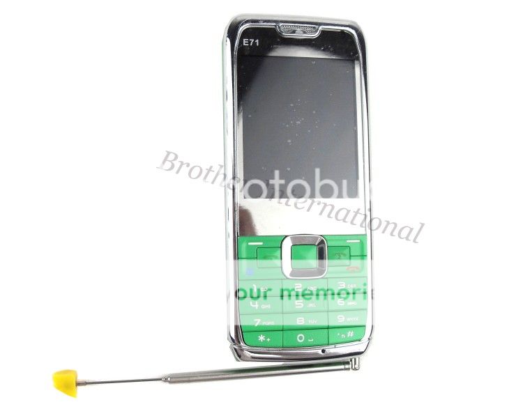 E71 Unlocked Phone Mobile Cell Phone Quad Band Dual Sim + FM Radio  