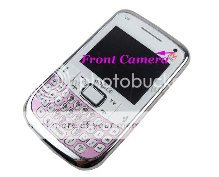 Unlocked 3 Sim Quad Band Mobile Qwerty TV cell Phone /4 FM TF Card 