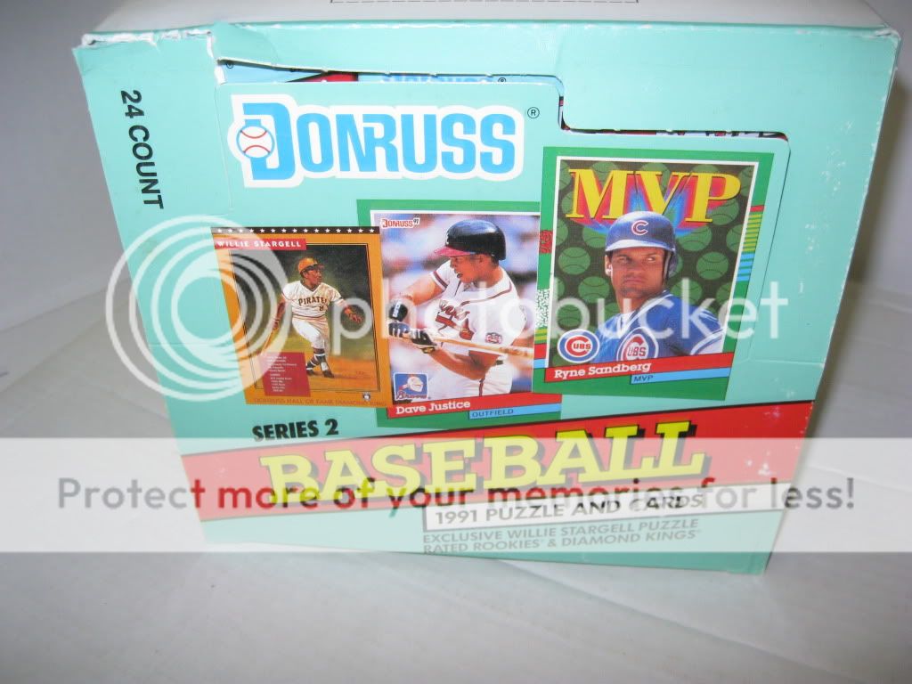 1991 Donruss Jumbo Wax Box