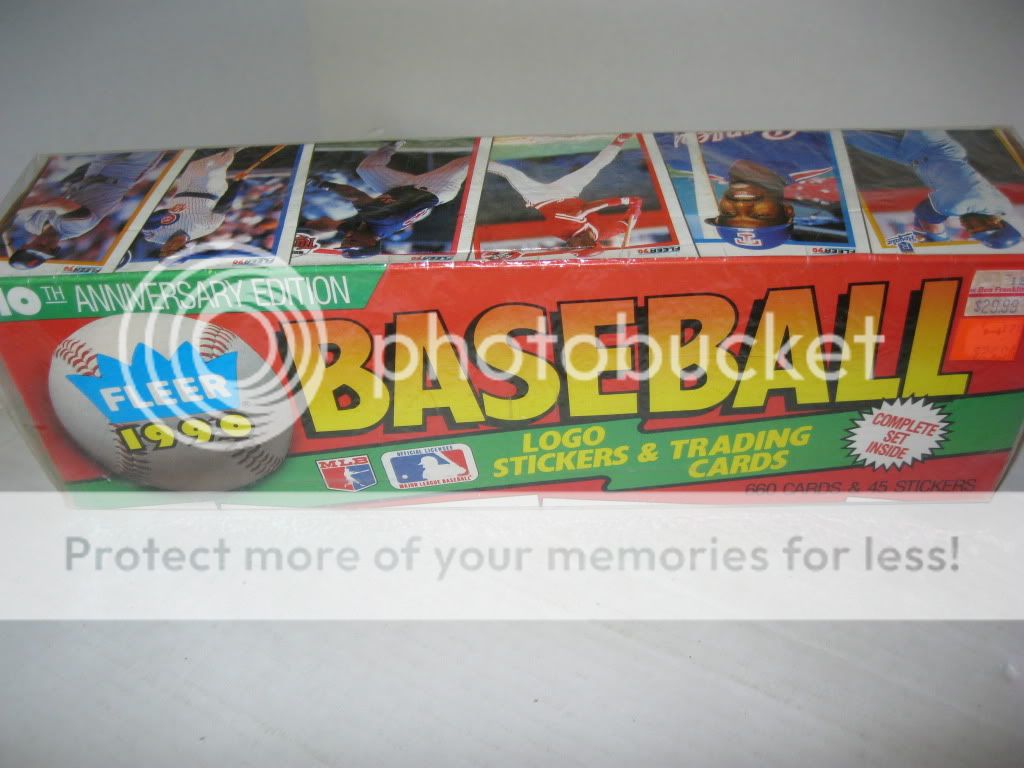 1990 Fleer Factory Set Baseball Complete Set