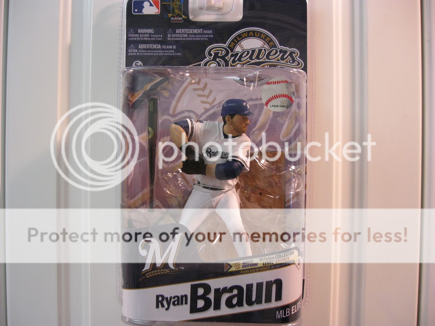 Ryan Braun 2011 MLB McFarlane Series 27 Brewers VARIANT  