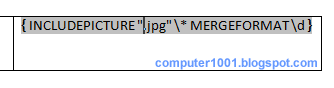 Hapus nama file gambar mail merge