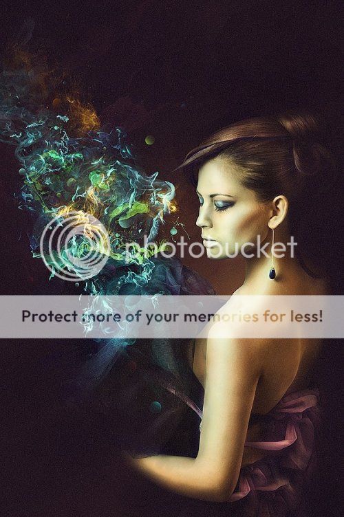 Create This Amazing Fashion Photo Manipulation with Abstract Smoke and Light Effects
