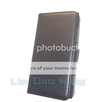 Black Wallet Leather Case Cover Pouch LCD Screen Protector for Nokia Lumia 920