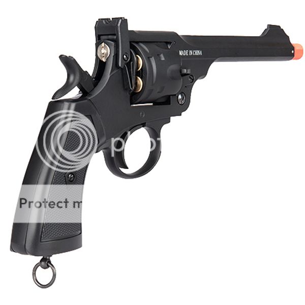 380 FPS WELL CO2 GAS METAL AIRSOFT REVOLVER PISTOL GUN w/ SHELLS 6mm BB ...