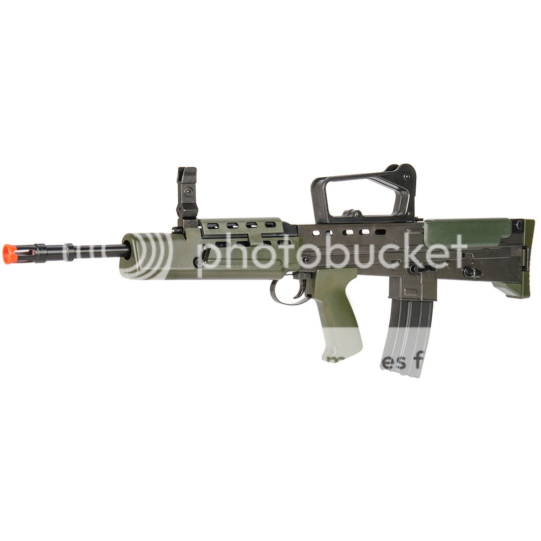 HFC SA80 L85A1 FULL SIZE BULLPUP SPRING AIRSOFT TACTICAL RIFLE GUN w ...