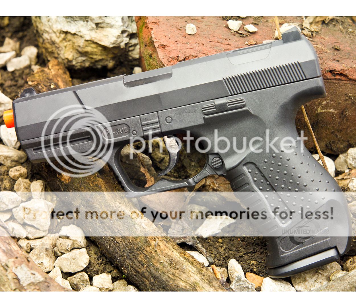 有关以下物品的详细资料: new airsoft spring hand gun 007 james