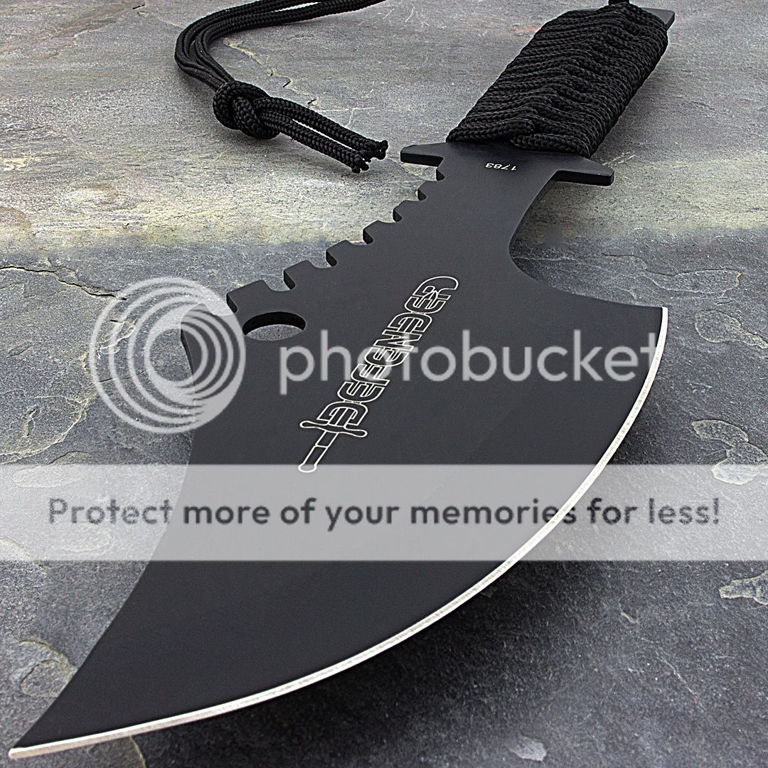 11.5" SURVIVAL TOMAHAWK TACTICAL THROWING AXE + SHEATH BATTLE Hatchet