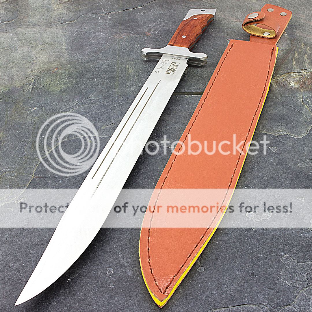 18 Full Tang Wood Handle Survival Machete Sword Combat Knife Medieval