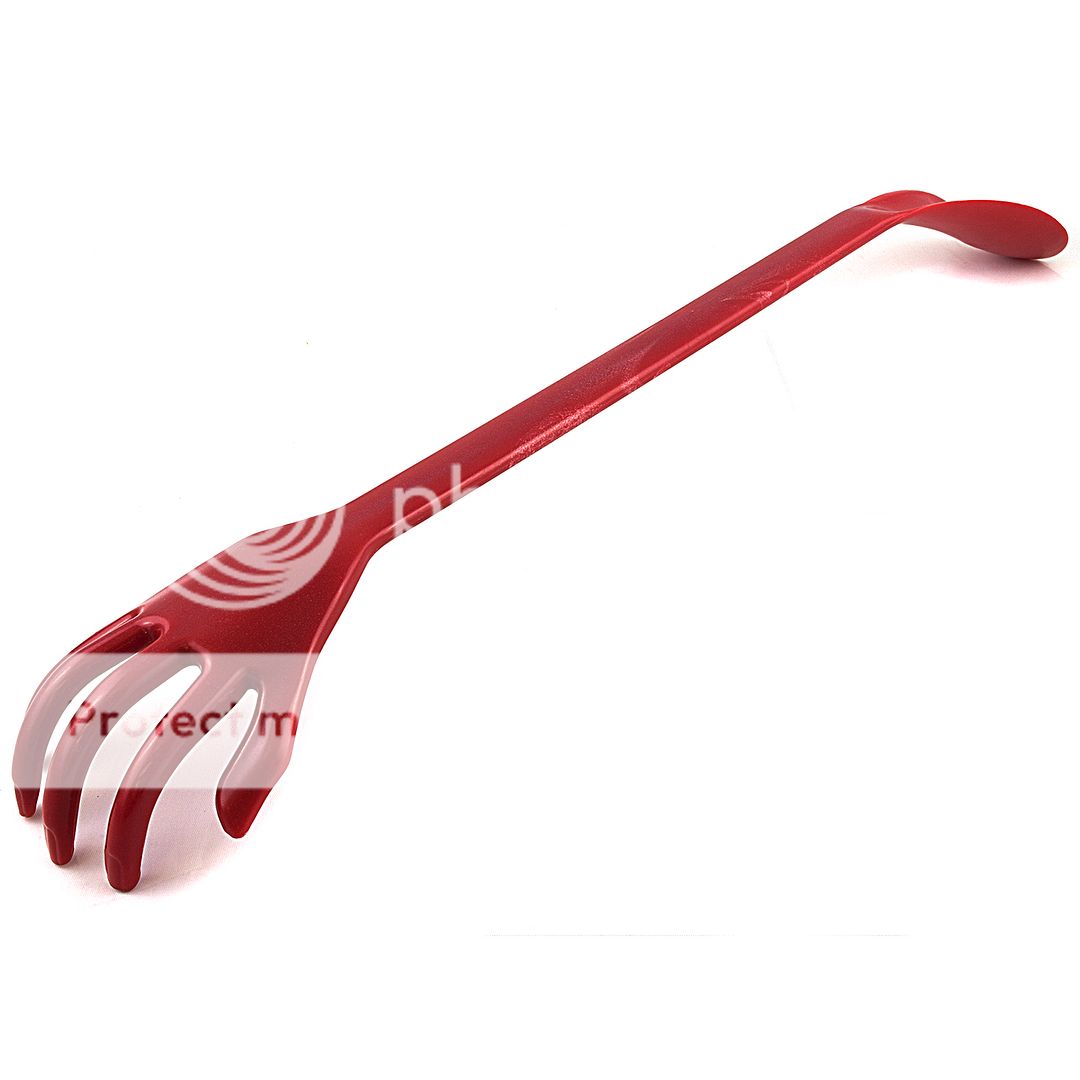 20" PLASTIC HAND BACK SCRATCHER LONG REACH w/ SHOEHORN Pick Itch Relief