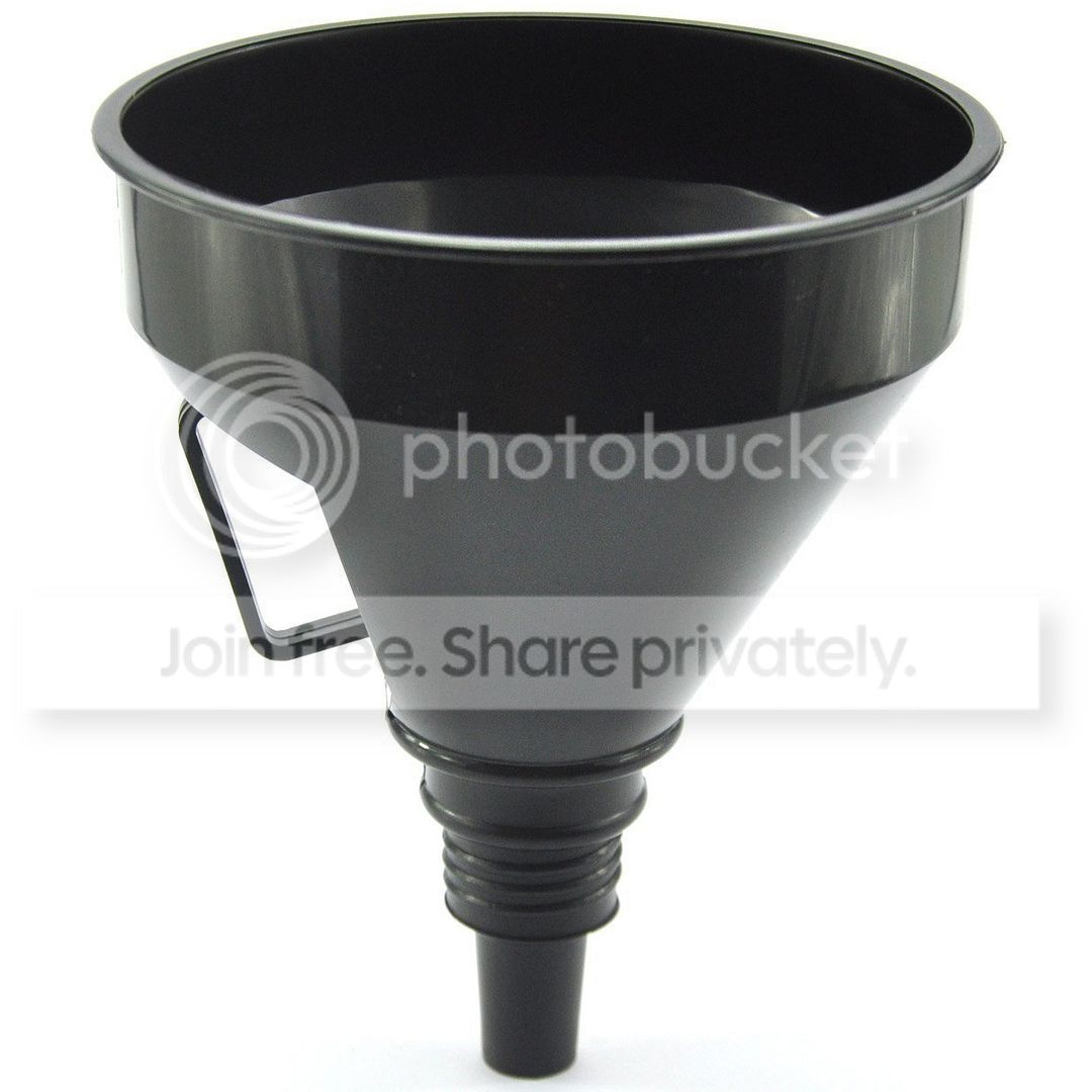 FLEXIBLE PLASTIC FUNNEL FOR OIL & GAS Transmission Filler Car Truck