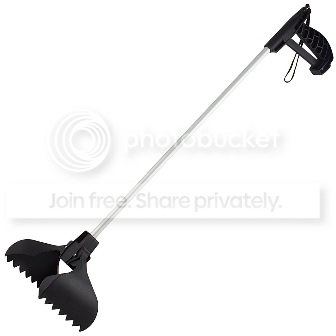 35" LONG REACH WIDE MOUTH PICK UP TOOL Arm Extension Grabber Mobility Claw Trash 39593904327 eBay