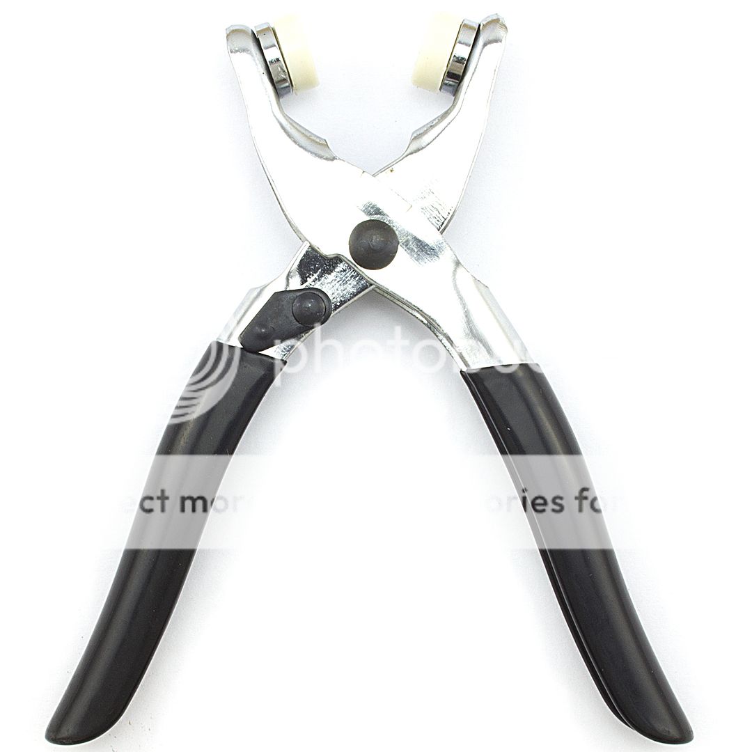 Snap Fastener Pliers W 108 Snaps Pieces 27 Complete Buttons Kit Tool Ebay 