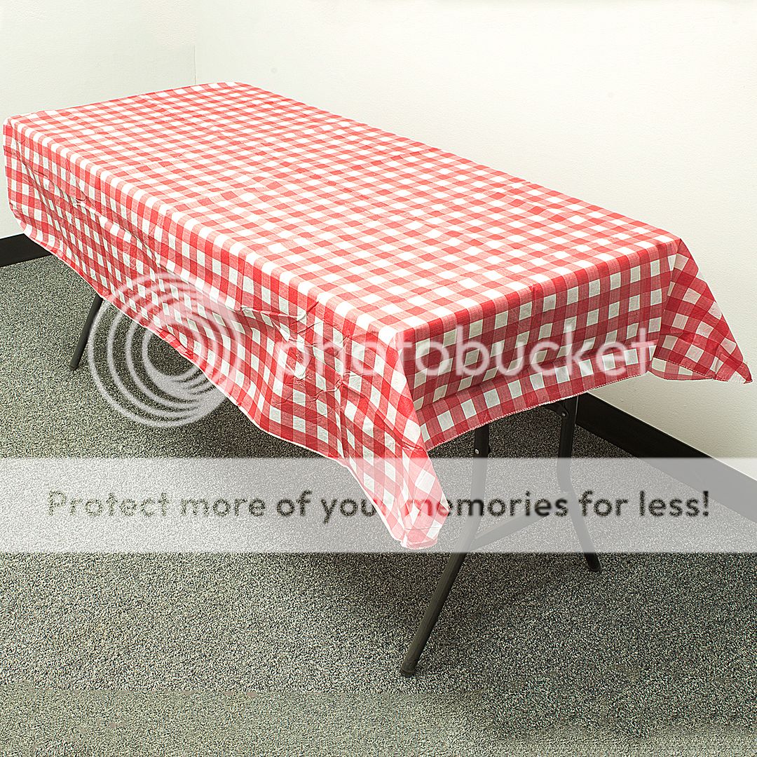 3 PACK FLANNEL VINYL TABLECLOTH Reusable Picnic Parks Party Oblong 72