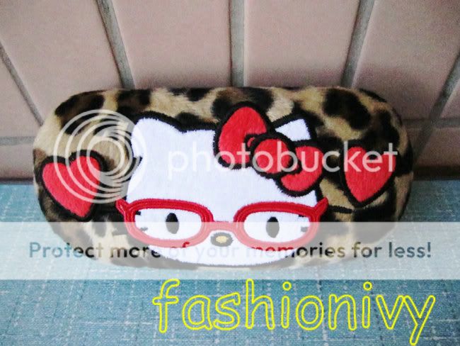 SANRIO Hello kitty Plush hard Sun Eyeglass Cases box G  