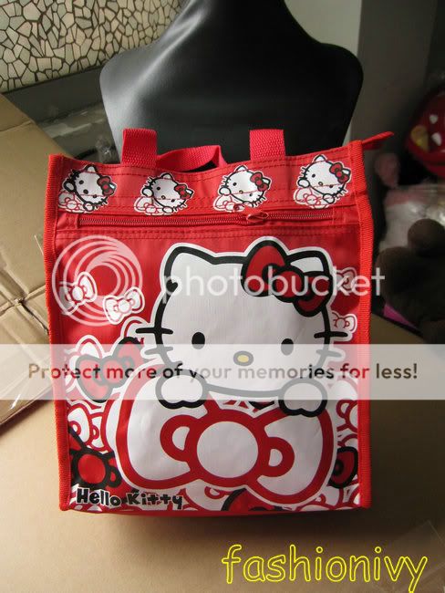 Hello kitty canvas Lunch box bag new  