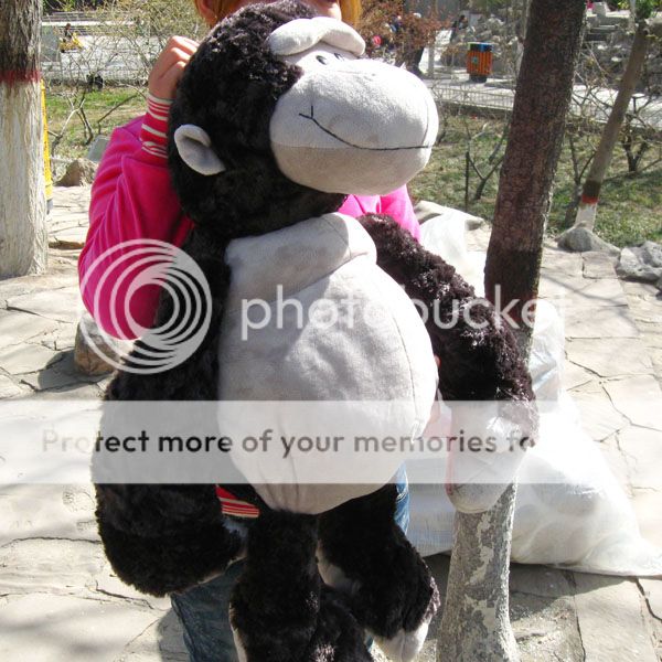 80cm Adorable NICI Gorillas Ape Monkey Stuffed Animal Valentine Gift