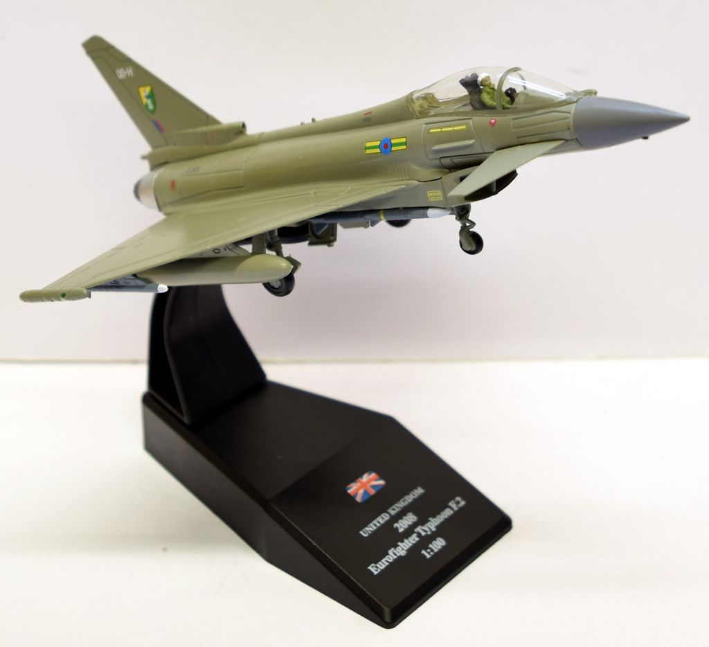 eurofighter typhoon diecast model