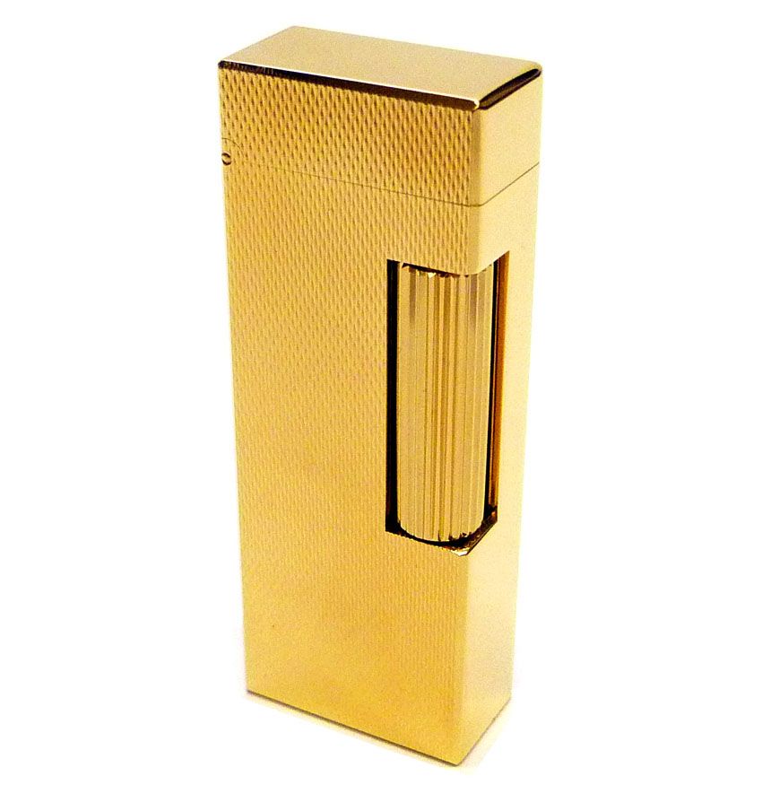 Dunhill Rollagas Lighter - Gold plated Barley Finish (rls1450) | eBay